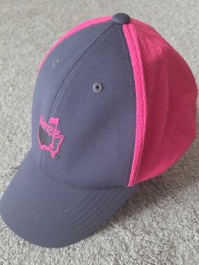 Women's Gray And Mesh Pink Masters Hat